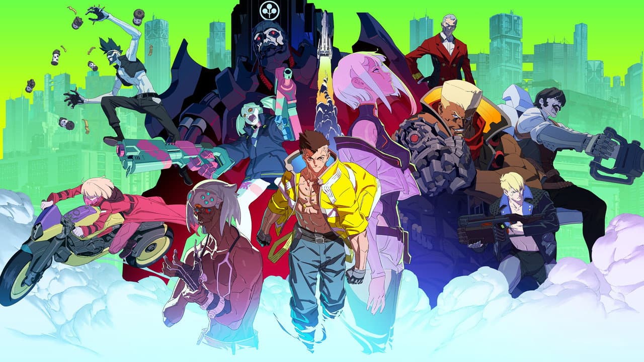 Cyberpunk: Edgerunners background backdrop on NexFlixy