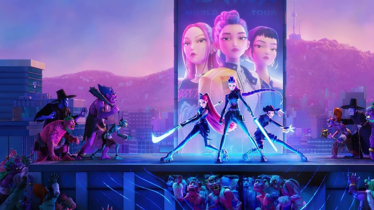 KPop Demon Hunters background backdrop on NexFlixy