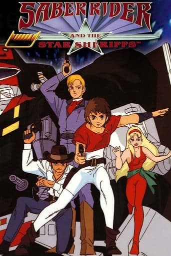 Saber Rider and the Star Sheriffs official poster on NexFlixy