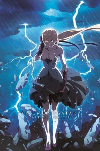 Kizumonogatari Part 2: Nekketsu official poster on NexFlixy