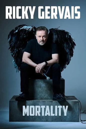 Ricky Gervais: Mortality official poster on NexFlixy