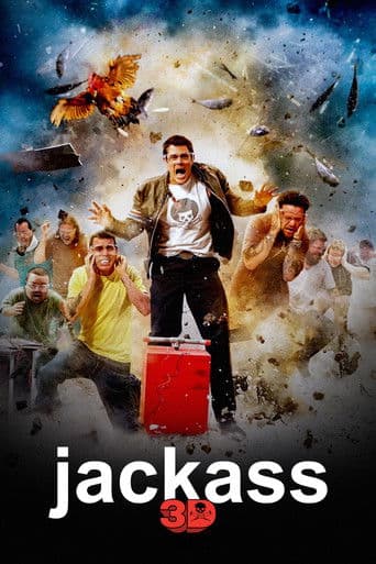 Jackass 3D official poster on NexFlixy
