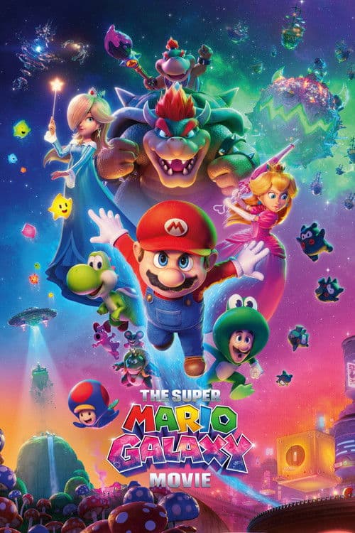 The Super Mario Galaxy Movie official movie poster