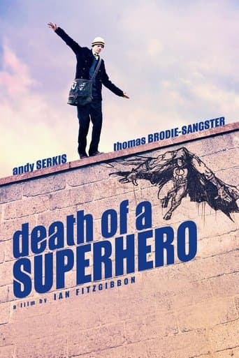 Death of a Superhero official poster on NexFlixy