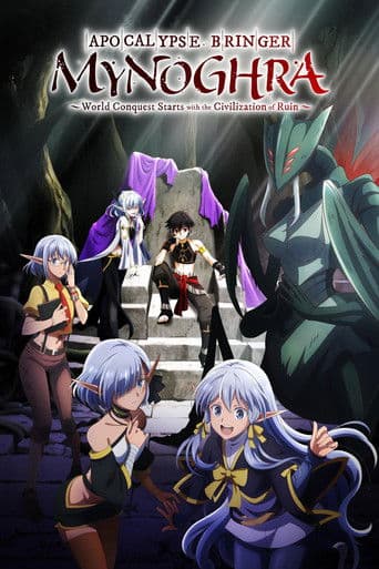 Apocalypse Bringer Mynoghra: World Conquest Starts with the Civilization of Ruin official poster on NexFlixy