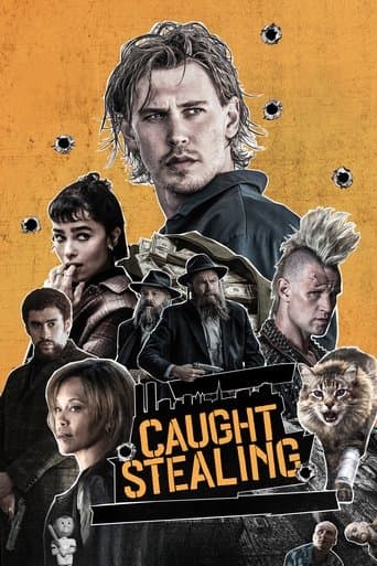 Caught Stealing official poster on NexFlixy