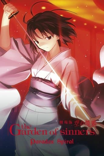 The Garden of Sinners: Paradox Spiral official poster on NexFlixy