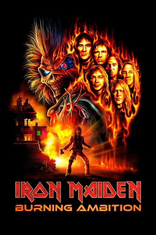Iron Maiden: Burning Ambition official movie poster